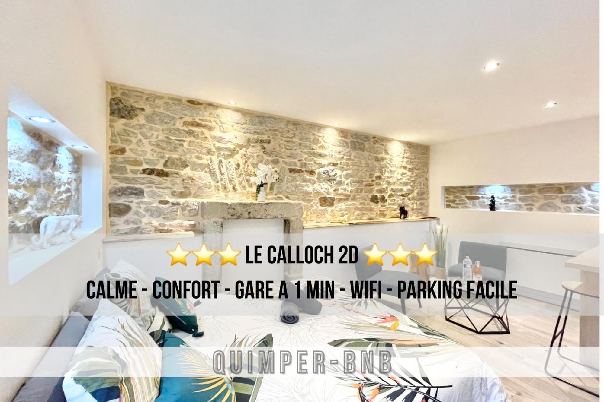 Le Calloch 2D - Studio 4 Etoiles - Quartier Gare - Wifi - Netflix Κεμπέρ Εξωτερικό φωτογραφία